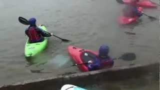 All group edging and preventing a capsize (low brace)