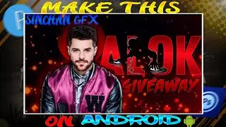 DJ Alok Thumbnail Tutorial || Free Fire Thumbnail Tutorial 🥺