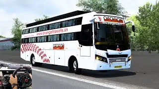 Angry Lady Driver V/S Orange Veera Non AC Bus Driver | *PURI RAGAD DI* | STEERING WHEEL GAMEPLAY
