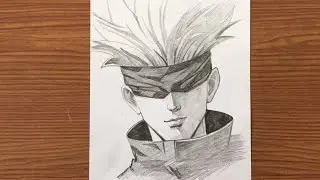 Cách Vẽ Gojo Satoru | Hướng Dẫn Vẽ Tranh Anime Jujutsu Kaisen Bằng Bút Chì