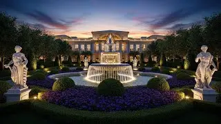 Inside a $500 Million Neoclassical Palace in 3 Color Themes &ndash; Epic Double Staircase Mansion Tour