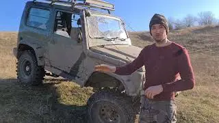 Test Wrangler suspension on Suzuki Samurai