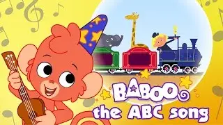 Песня &laquo;Азбука&raquo; | Поезд животных ABC | Детские стишки | Клуб Бабу