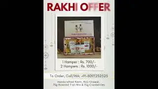 Wonderful Rakhi Offer #rakhi #rakhicelebration #rakhabandhan #sibling #brother #rakshabandhan