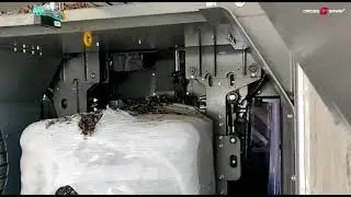 CW Bale Opener opening RDF bales at cement plant in Greece