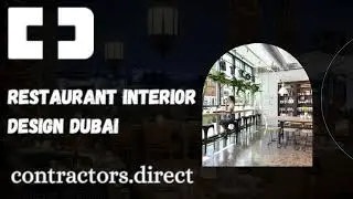 Restaurant Interior Design Dubai | Trusted Fit-Out Experts for Restaurant Refurbishment