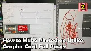 How to Make Adobe Photoshop Illustrator Utilise PC Graphic Card GPU Radeon In Windows 10 MSI Bravo