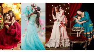 Matching Mother Daughter Dresses || Same Dress Design Ideas|| Mother Daughter Same Dress ||