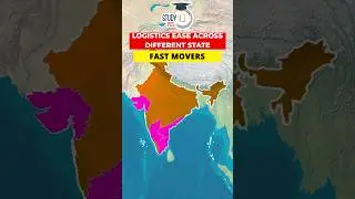 How Indian States Fare On Logistics #india #logistics #currentaffairs #news #economy #industry #psc