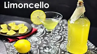 Como fazer Limoncello, Licor Italiano com Vodka. #limoncello #liqueur