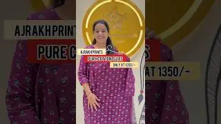 &ldquo;Ajrakh Vibes: Pure Cotton 3-Piece Suit Set&rdquo; 31 January 2026