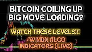 Биткоин набирает обороты!! Готовится мощное движение?! Следите за этими уровнями! /с индикаторами...