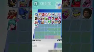 Sonic Racing: CrossWorlds - Character Select Screen #sonicracingcrossworlds #sonic #gameplay