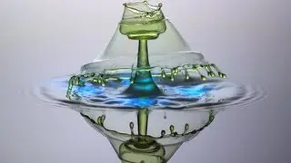 Wassertropfen classic slow motion 2000 fps