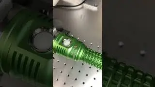 Laser Rotary Engraving. Custom Flashlight Design 🔦