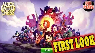 Auto Battle Chess: Rush to War. Magic Heroes Arena Gameplay First Look (Android IOS)