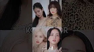 Korean or American look ✨💖 #blackpink #trending #fashiontrends #makeup #look #korean #american