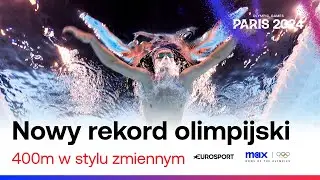 Leon Marchand zdeklasował rywali i wygrał ZŁOTO na 400 m w stylu zmiennym