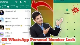 GB WhatsApp Personal Number Lock 🔒 Kaise kare||#Numberlock,🔒||@ActiveBanglaTech1M
