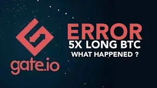 5X LONG BTC LEVERAGED TOKEN GATE IO ( what happened)