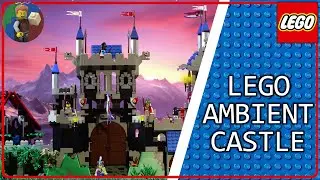 Ambient Medieval Music With Lego Royal Knights Castle 6090 Stop Motion Background for Study, Relax