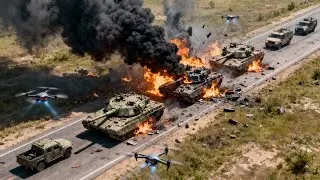 25 minutes ago! Ukrainian advanced helicopters destroy Russian military base - ARMA 3