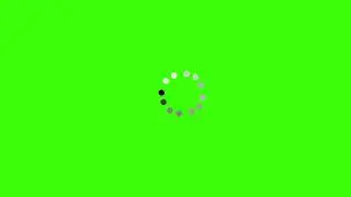 Loading circle 1 | Green screen loading animations | Green Screen Footage Free Download