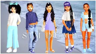[Patreon] Female Child Sim Dump | CC Folder and Sim Download || SIMS 4