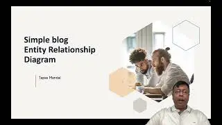 Entity Relationship Diagram for a simple blog