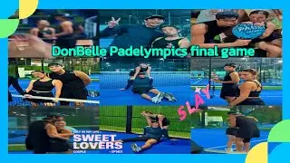 DONBELLE Padelympics final Game spotted |  jakegalvez first ever padelcup super fun and Good Game