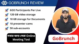 Gobrunch Review : সবার জন্য সেরা Online Meeting Tool | Best Zoom Alternative