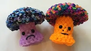 Mushroom Tutorial Rainbow Loom Kawaii Loomigurumi/Amigurumi Hook Only