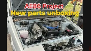 AE86 Project: unboxing car parts