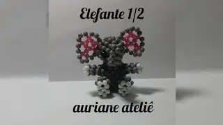 Elefante de miçangas 1/2