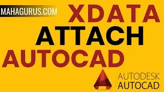 How to Attach XDATA in Autocad- Attach XDATA in Autocad