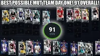 BEST POSSIBLE TEAM DAY ONE OF MADDEN 19! 91 OVERALL GOD SQUAD! | MADDEN 19 ULTIMATE TEAM
