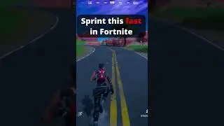 How to Sprint Fast in Fortnite #shorts