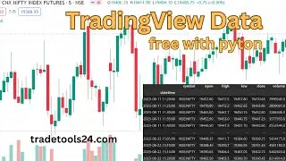 how to download candle data from tradingview python |Historical data download from tradingview