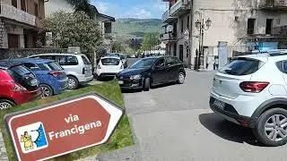 The Famous Via francigena South Rome between  Sermoneta Lazio  To Norma 7.3 Km  Lazio-roma Part 1🇮🇹