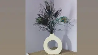 Pinterest finds Diy flower vase || Easy cement pottery making  || cement flower vase 🌹