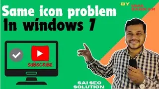 Fix SAME ICON Problem in Windows in Seconds with This Pro Tip!@SAISEOSOLUTION | BY UMA SANKAR