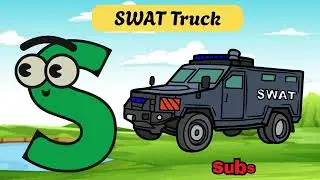 🚨 A to Z Emergency Vehicles for Kids | Fun Rescue Rhymes & Learning Alphabet 🚒🚑🚁
