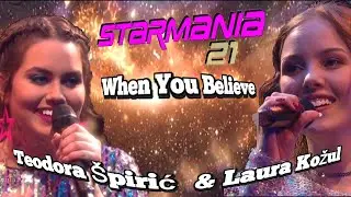 Starmania 21 Teodora Špirić aka. Teya & Laura Kožul „When You Believe