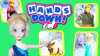 Frozen Games HANDS DOWN Barbie Disney Princess Anna