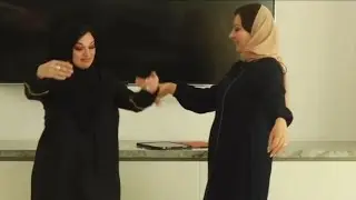 Busty Arab Hijab Dance Moment 🖤 #milf #busty #bbw