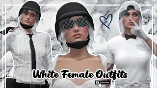 GTA 5 Online | White Female Component Outfits | [PS4/Xbox One,PC]