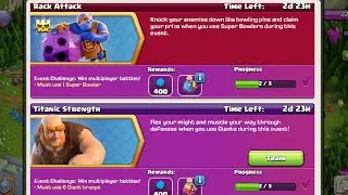 How to Complete Rack Attack, Titanic Strength & Wall Smash Bash Event in Clash of Clans