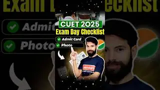 CUET Exam-Day Compulsory Items✅️🔥 #shorts