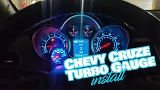 How to Install a Chevy Cruze Boost Gauge
