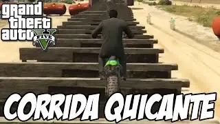 GTA 5 - Corrida do ZIGUE ZAGUE e das Motos QUICANTES